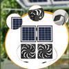 Solar Exhaust Fan Cooling Ventilation Easy to Use 10W 5V Sturdy Board Powered for