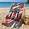 Be?ikta? Istanbul Football Club Emblem Beach Towel, Quick-drying, Easy To Care For, Suitable for Both Fitness and Beach Vacations,Sports Essential