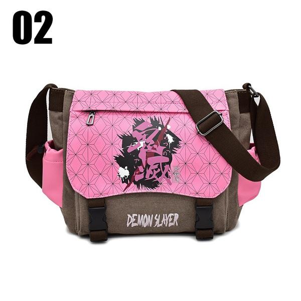 Anime Demon Slayer Messenger Bag ONE PIECE School Bag Backpack
