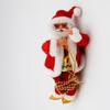 Christmas  Santa Claus Climbing Beads Santa Claus Doll with Light Music Family Party Decorations Christmas Gifts