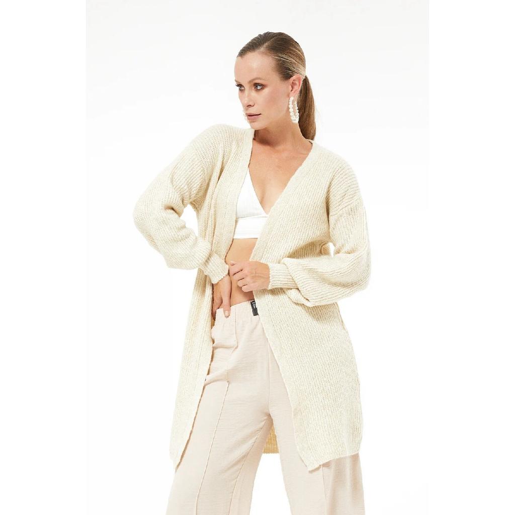 Women's Adjustable Patterned Side Tie Knitwear Sweater