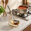 Stainless Steel Vertical Spoon Rest Stable Cooking Utensils Bracket  Restaurant