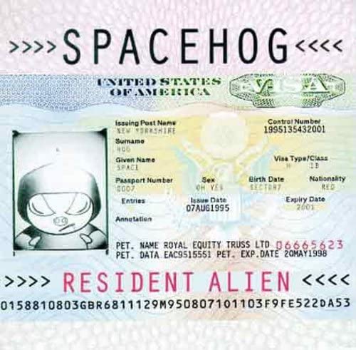 

CD SPACEHOG - Resident Alien 7559618342 Sire 1995 US Rock Used