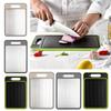 Meat Food Thawing Tray Double Sided Cutting Board with Grater Sharpener Defrosting Tray Food Preparation Utilitys