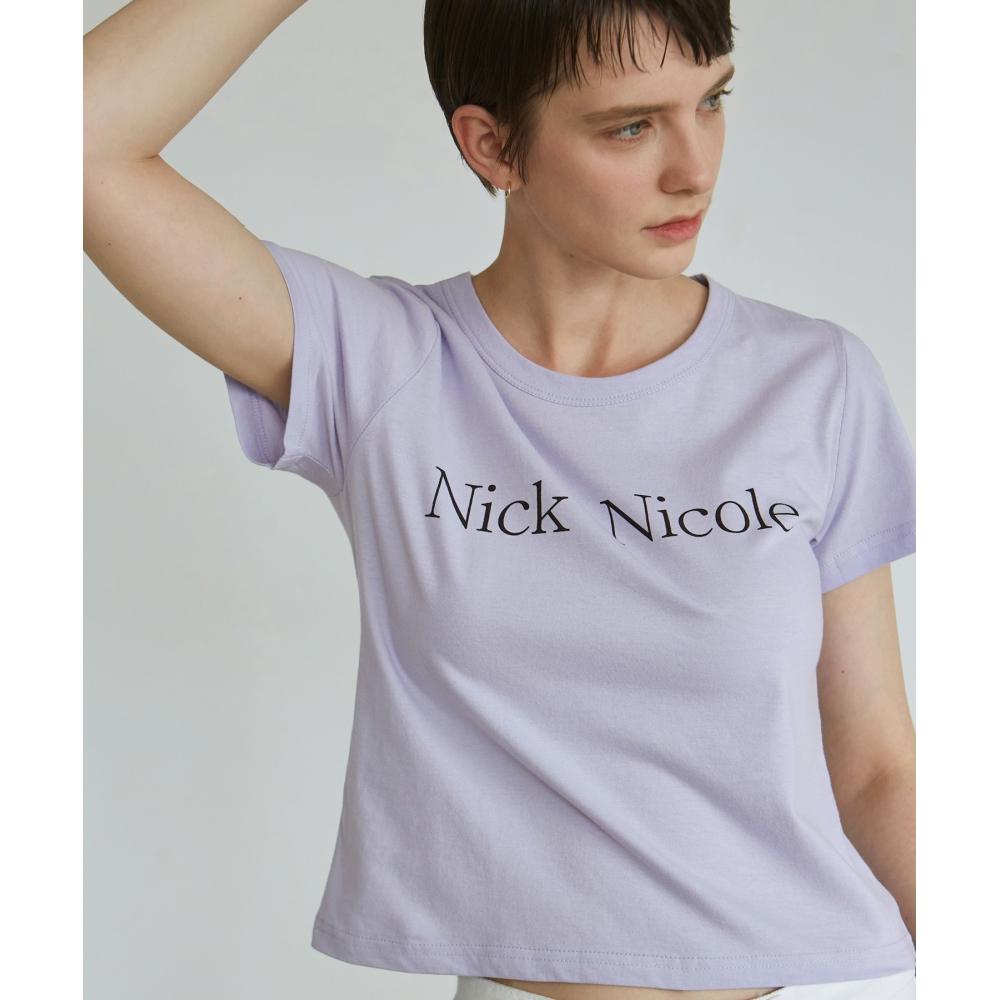 

NICKNICOLE VIVID NICOLE HALF TEELAVENDER