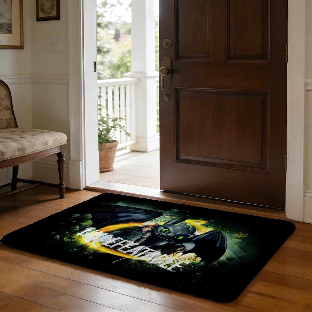 

Floor Mat Soft Flannel Rug Non-Slip Absorbent Mat for Bathroom Bedroom Home Decor Lavender Flowers 50x80cm