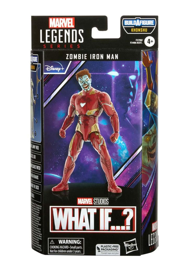 Hasbro Marvel Legends Series MCU Disney Plus What If...? Zombie Iron Man Action Figure, 6-inch (15 cm) Size, with 3 Accessories, F3700, Authentic