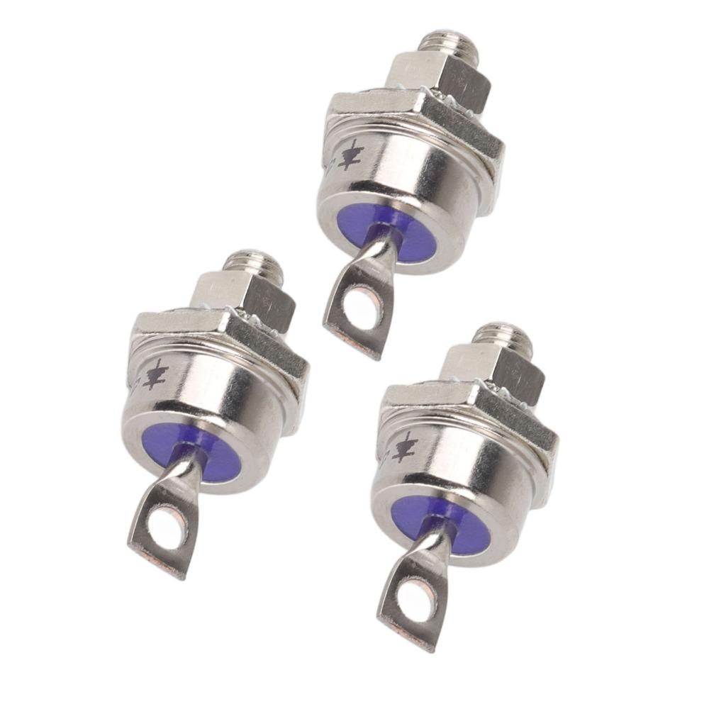 3PCS Iron Diode Module 1200V Generator Parts Durable Spiral Rectifier Diode