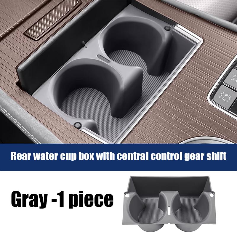 Car center console gear shift rear water cup box interior supplies for Toyota Sienna XL40    2024 2025