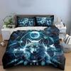 Wolves, Moon, Feathers, Dreamcatcher. Bedding Sets Duvet Cover Sets Duvet Covers Pillowcases(1 * Duvet Cover 2 * Pillowcases Without Duvet Insert)