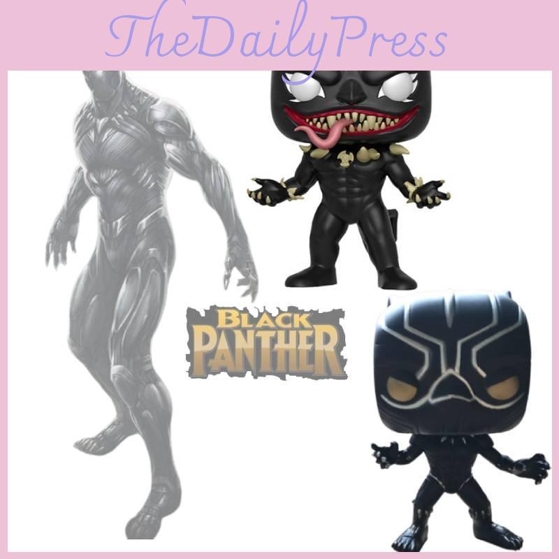 Pop Avengers Black Panther Venom Black Panther Classic Character Statue Toy 10cm, Pvc Material