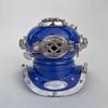 Scuba Diving Nautical Helmet  Maritime Ship's Decorative Helmet (Blue)