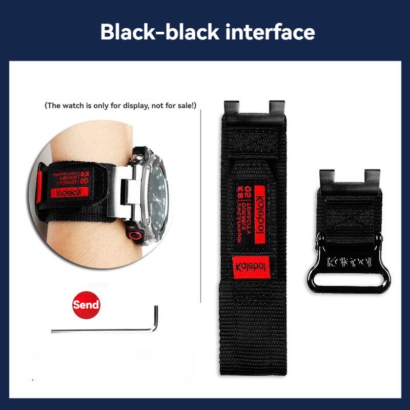 GST-B100 Nylon Strap For Casio G-SHOCK GST-210/W120L/S130/S310 W300/410G Modified Fabric Watchband Men Bracelet Wristband
