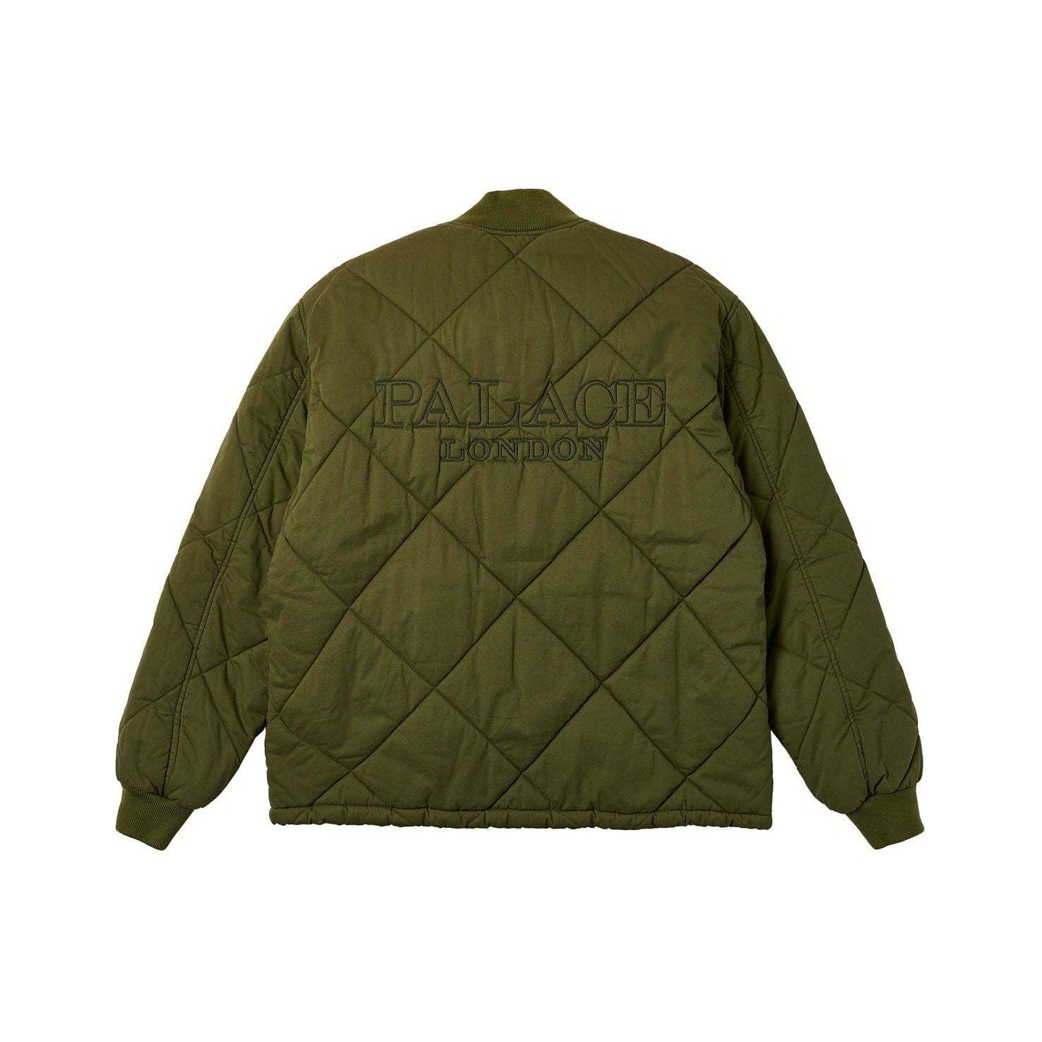 

Palace D-Quilt Bomber Темно-зеленая унисекс верхняя одежда P26JK040 L