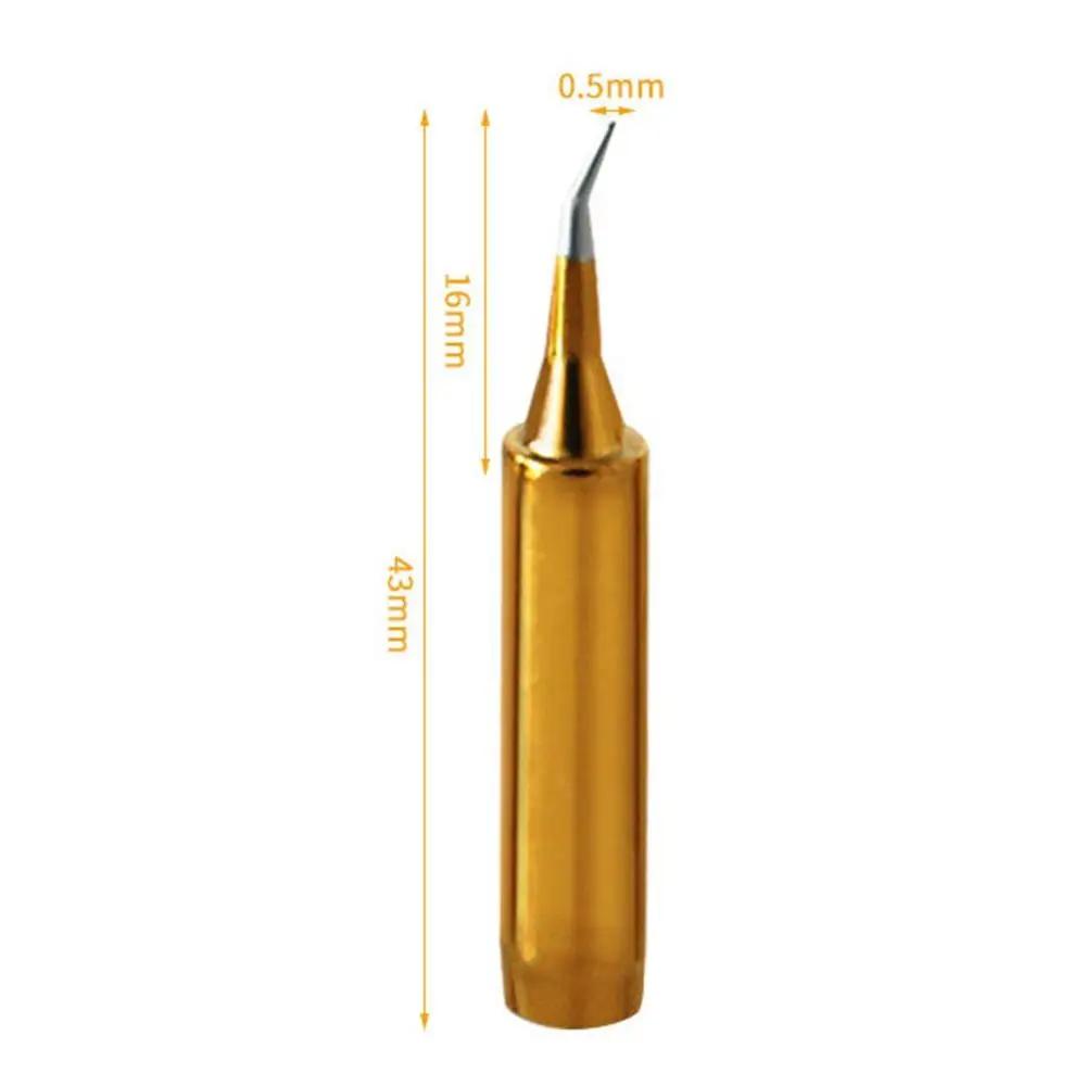 1Pc 900M-T Soldering Station Solder Iron Tip Oxygen-free Copper Solder Head Replacement Welding Tips Soldering Accessories