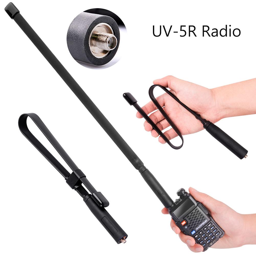 Female 136-520MHz Foldable Antenna Self-driving Tours for UV-5R Quansheng TG-UV2 Wouxun KG-UVD1P Two Way Radio