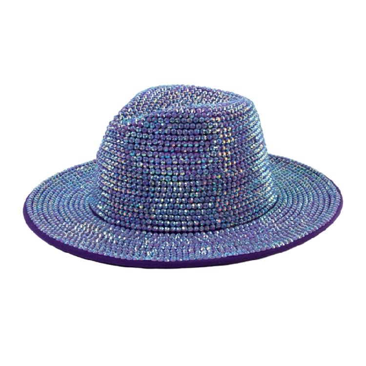 Sparkle Womens Cowboy Hat Western Cowgirl Hats Rhinestones Party Prop Disco Hats