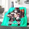 Custom Name Demon Slayer Theme Printed Blanket - Perfect for Couch, Bed, Travel & Outdoor Use | Machine Washable, Cozy & Durable.