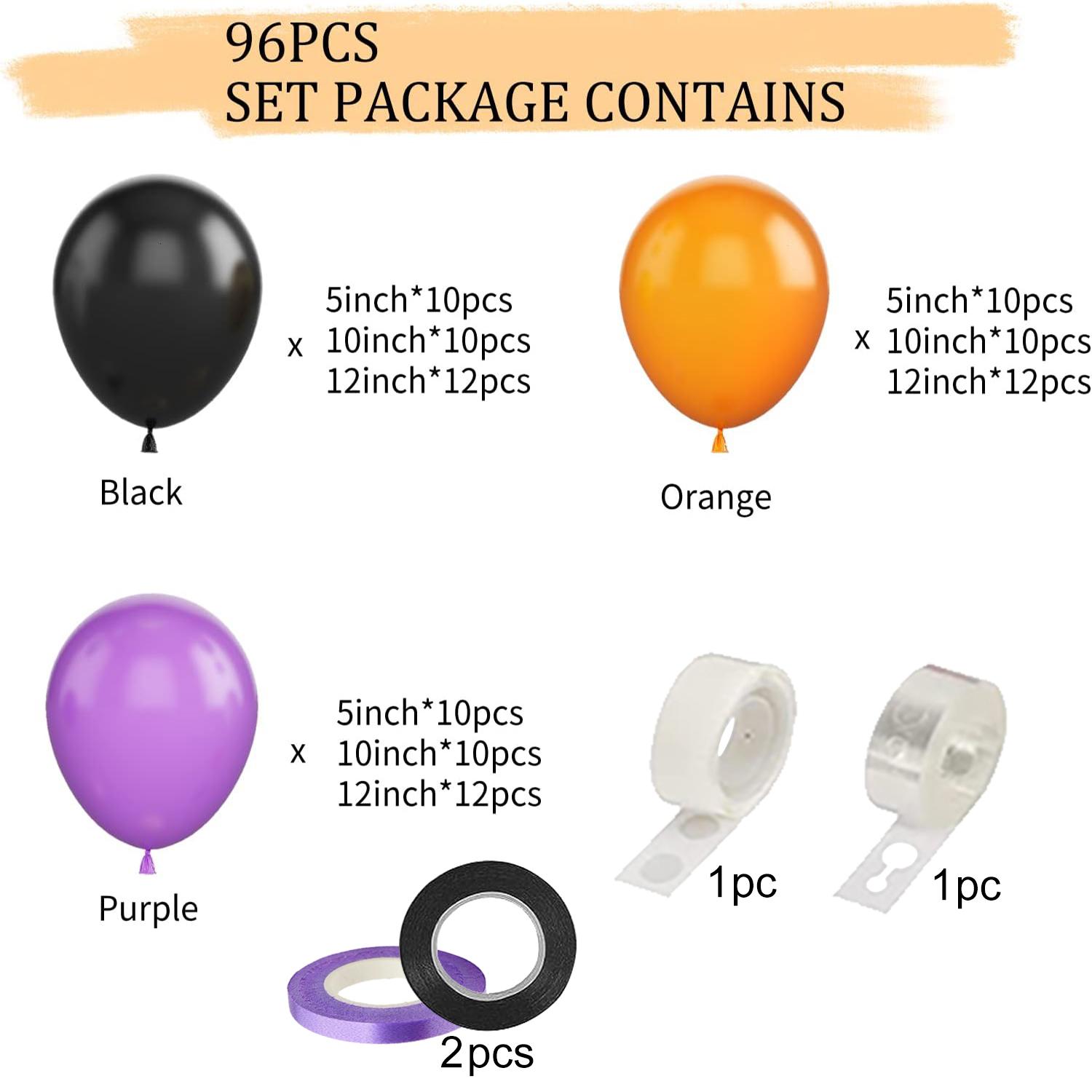 

Набор многоцветных латексных шаров 97/96 шт., подходит для дня рождения, выпускного вечера, свадьбы, украшения вечеринки Other