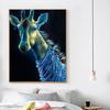 Diamond Painting Cross Stitch "Cool Blue Giraffe" Diamond Embroidery Mosaic Rhinestone