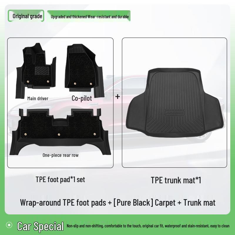 TPE Carpet Accessories for 2025 Chery Fengyun A9L Interior Modification