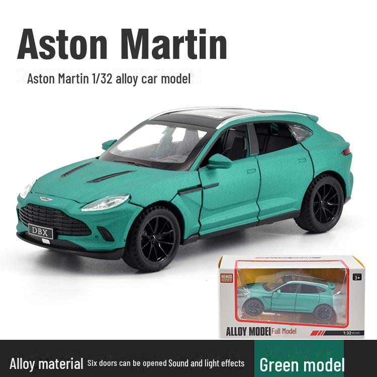 1:32 Model auta z lehké slitiny Aston Martin DBX se zvukem a světlem, šest dveří, hračka pro chlapce z edice 2022.