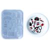 Quicksand Filling Materials Resin Mould Silicone Hollow Shaker Fillers Mould Jewelry Making Mold for Epoxy Casting Craft