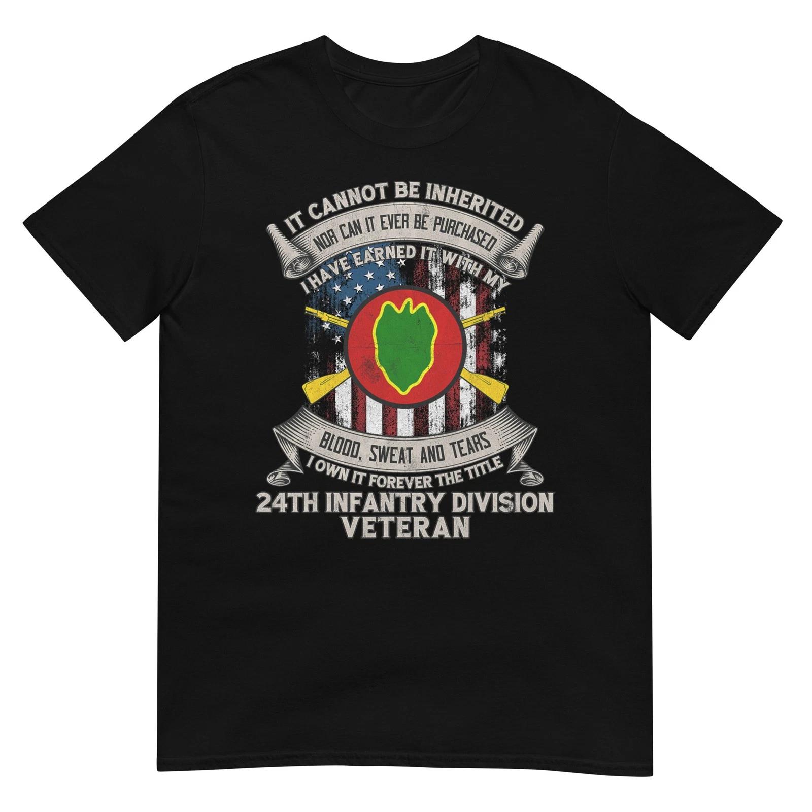 

24th Infantry Division Veteran Fort Stewart Georgia Gift Tee T-Shirt S