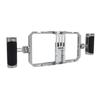 Smartphone Video Rig Kit Aluminum Alloy Anti Shake Silicone Handles Handheld Phone Cage with 14in