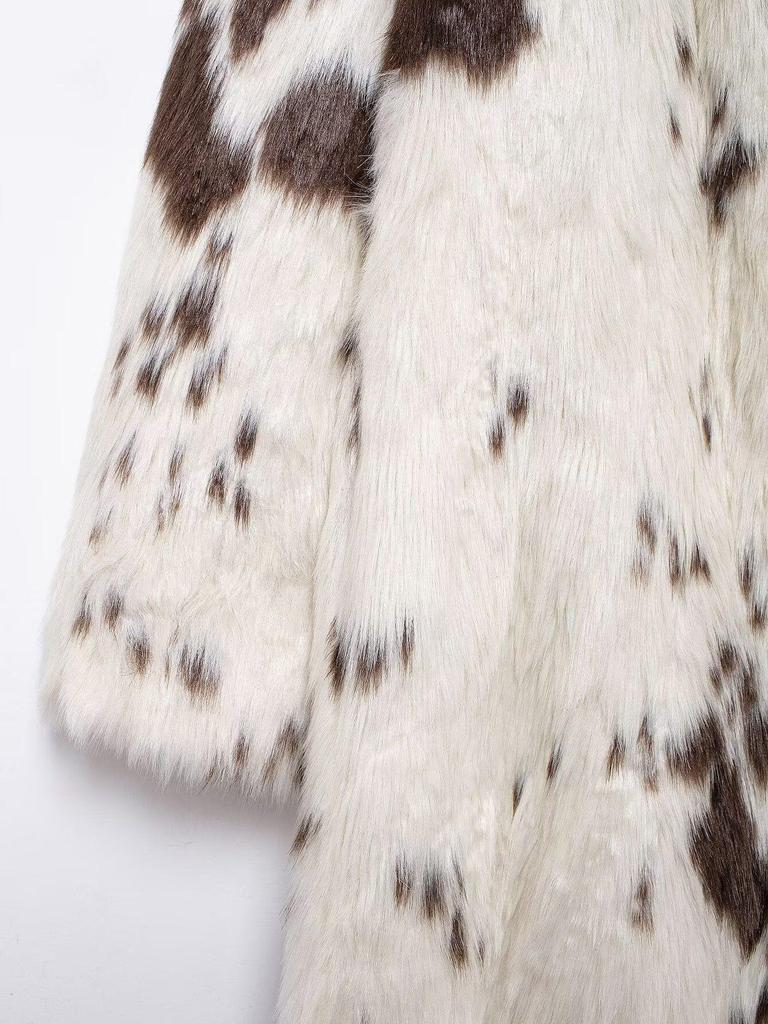 Women's Faux Fur Coat: Autumn/Winter European & American Style, Fashionable, Eco-friendly, Simple & Elegant