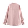 2025 Spring Women's Classic Lapel Pocket Long-Sleeve Shirt