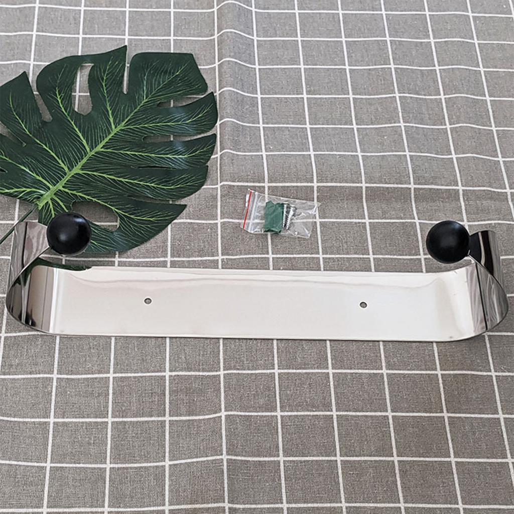 Stainless Steel Wall Mounted Paper Towel Holder Kitchen Roll Paper Storage Organizer Durable Rustproof Bathroom Tissue Dispenser