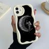 Ae97 Space Moon Astronaut Black Art Protective Phone Cases for Xiaomi PocoX5 F6 Redmi Note 13 12 11 Pro 13C 12C A3 Huawei Honor 90 Wave TPU Back Cover