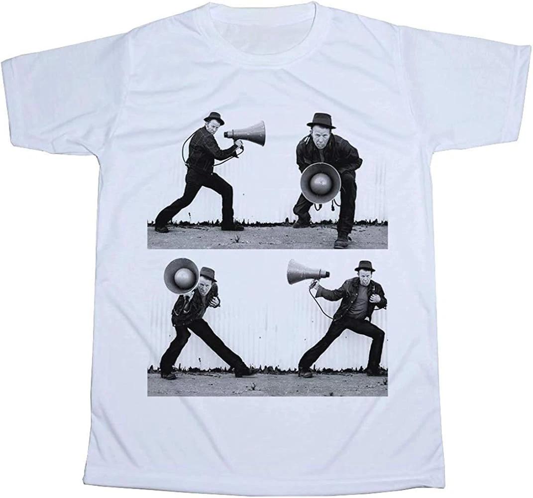 Tom Waits Unisex Adult White Shirt T-Shirt Men Women L