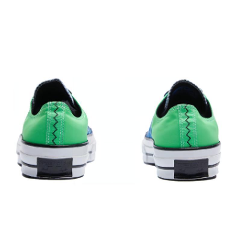 Converse Chuck Taylor All Star 70 Ox Retro Casual Patchwork Low-top Canvas Shoes Unisex Blue Green