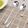 Long-handled Spoons, Stainless Steel Household Seasoning Spoons, Mixing Spoons, Ice Spoons, Milk Tea and Coffee Spoons, Seasoning Spoons