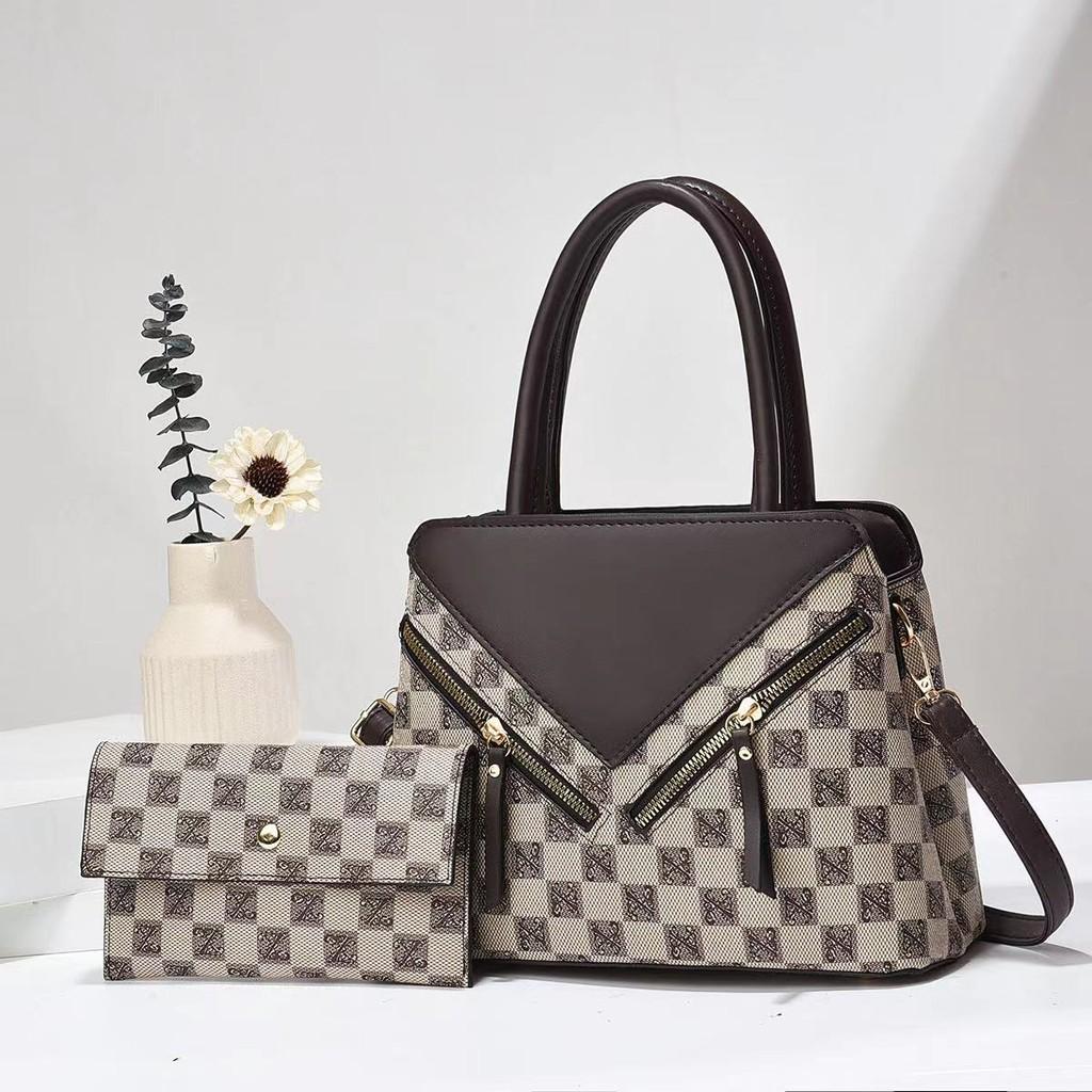 Schicke Minimalistische Colorblock PU Schultertasche Stilvolle Kompakte Handtasche Für Damen