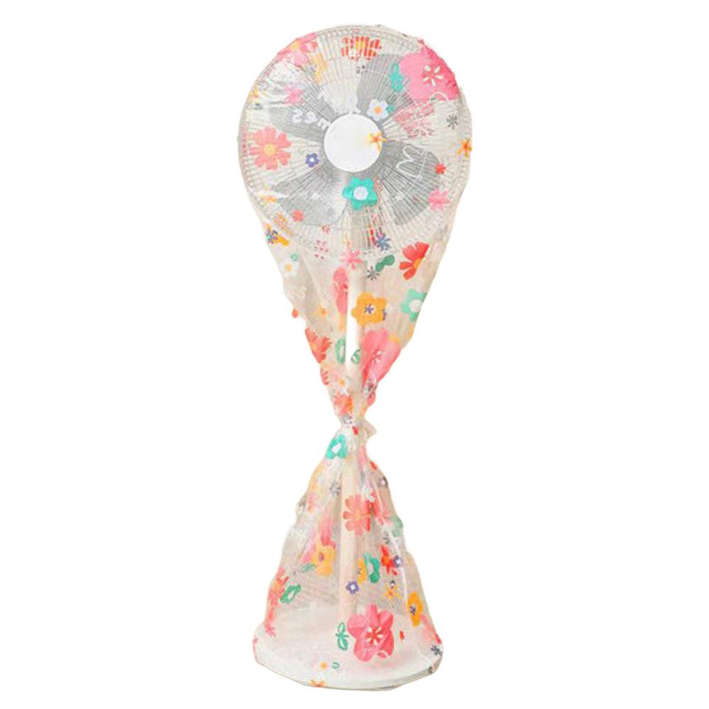 Floor Fan Cover Washable Waterproof Dustproof Standing Round Electric Fan Protective Cover Household Universal Storage Cover