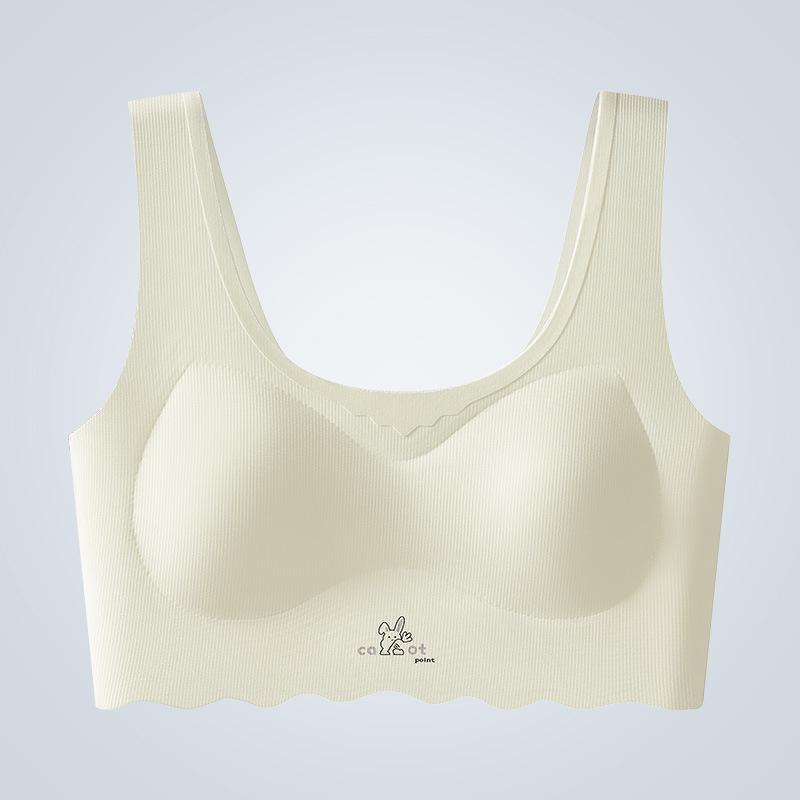 

Подростковый ударопрочный спортивный бюстгальтер - Бюстгальтер для бега для девочек средней/старшей школы с фиксированными чашками XL [120-140]