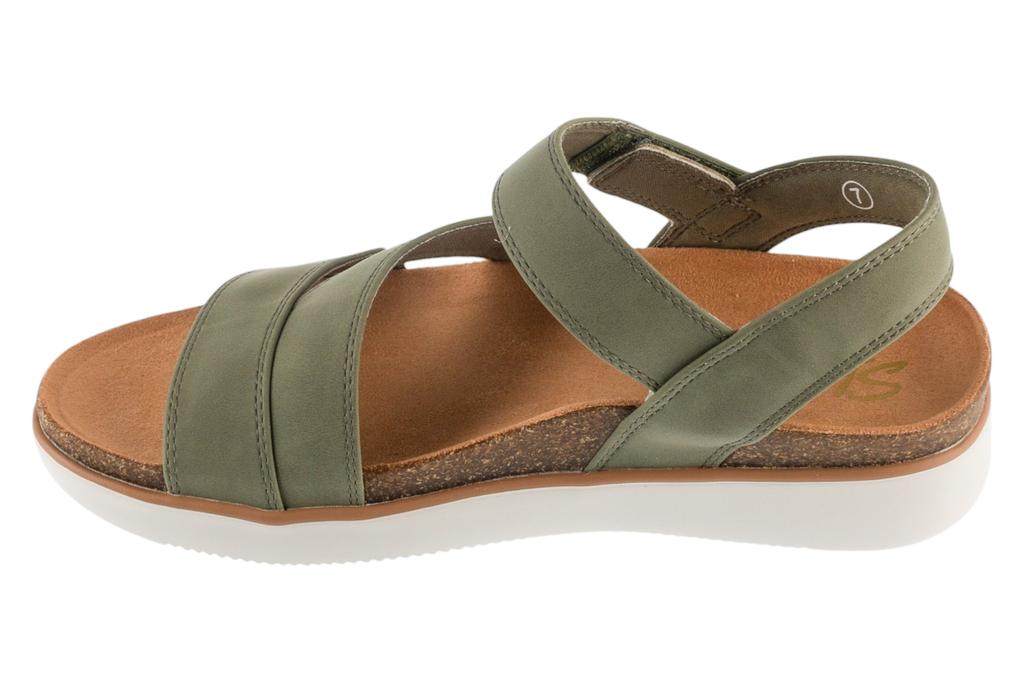Skechers Arya on the Rise sandals adjustable strap beige