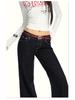 American Retro Wide-Leg Low-Waist Jeans - Autumn/Winter 2025 Collection