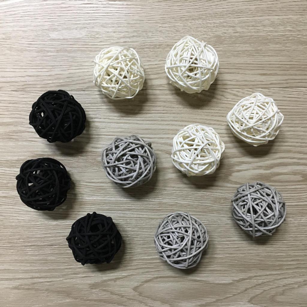 5cm Rattan Ball Light String for Decorative Kindergarten Environment