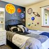 Solar System Decals Planet Wall Decals PVC Material