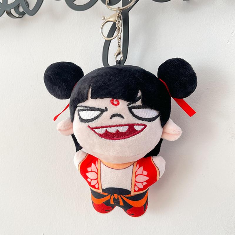 Nezha Plush Demon Doll Backpack Accessory Figurine Decoration Design Pendant