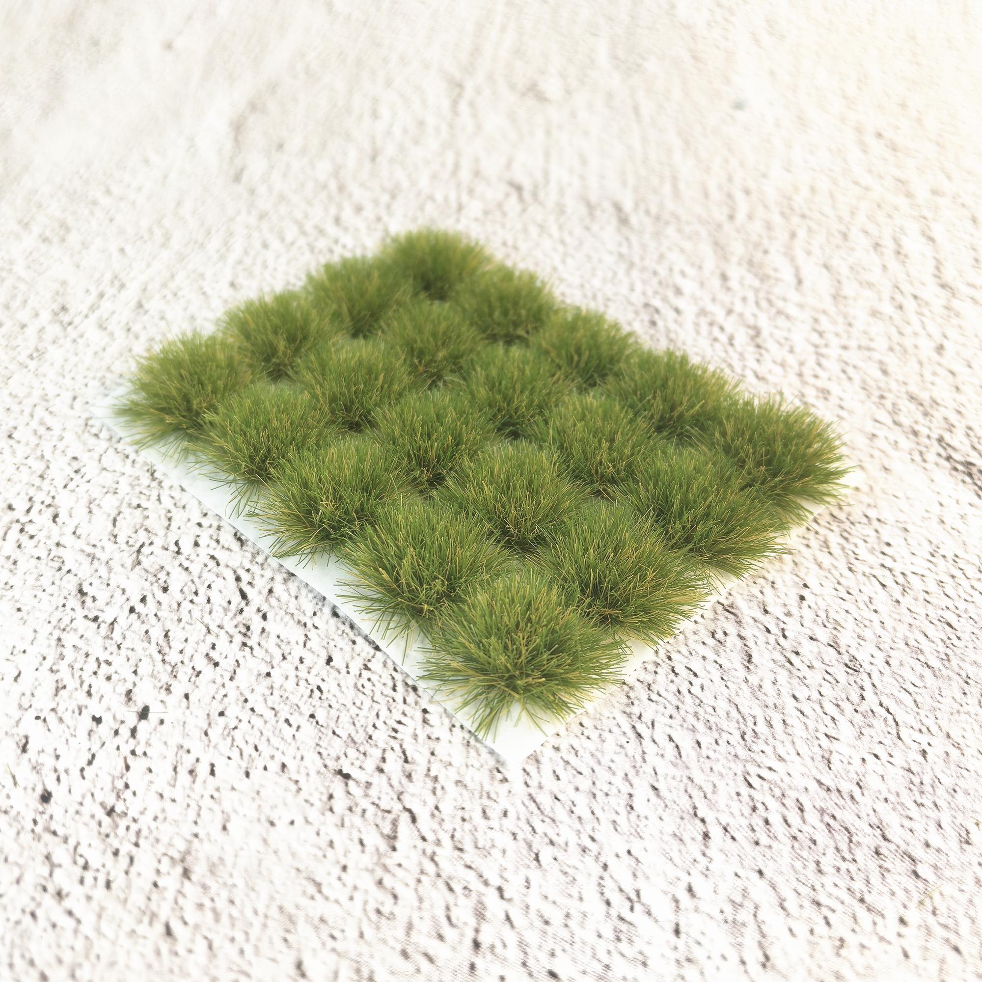 

10Mm Small Static Grass Tufts 20Pcs With Adhesive Backing For Sandtable Model Microlandscape Diy For Kids Good Gift