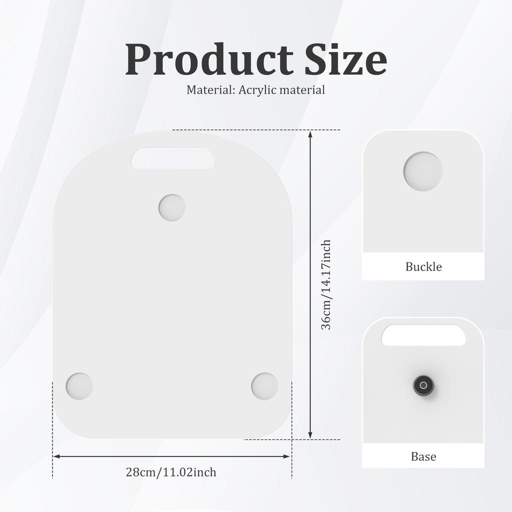 Sliding Board for Thermomix TM5 TM6 Gliding with Wheels for Food Processors Sliding Mat Easy Moving