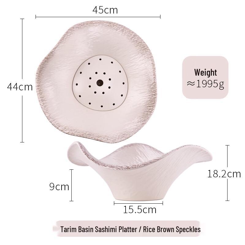 Melamine Sashimi Serving Plate