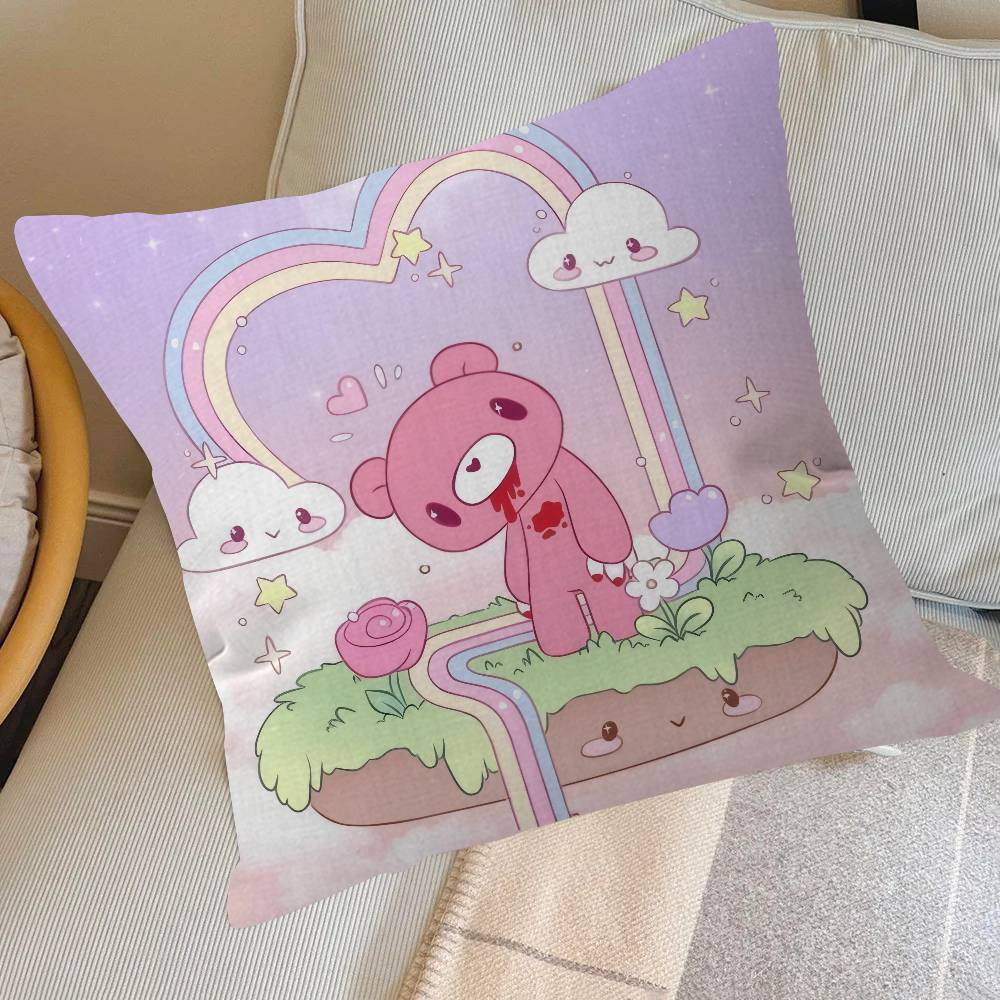 Cartoon G-Gloomy Bear Cushion Cover Pillowcase Upholstery Sofa Throw Pillow Home Decor Pillowcas
