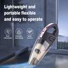 Wireless Portable Vacuum Cleaner, Durable ABS Resin Body, Dual-use USB Charging for Home and Car, Pink