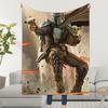 Blanket W-WARS-ES Throw Yoda S-STARS-ES Super Cosy Plush Living Room Sofa Couch Childish Birthday Gifts